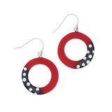 Sylca LS25E10RD Red Inez Earrings