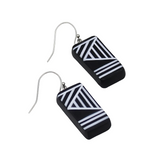 Sylca LS25E20B Black Geometric Vesperra Earring