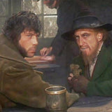 Windhorse Trading 8128BK Black Leaf Embroidered Cotton Hand Warmer Fingerless Gloves