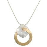 Marjorie Baer N0968D 16" Large Ring with Rounded Square Necklace