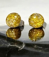 Susan Reed GBGD GOLD Mini Glitter Bomb Post Earrings