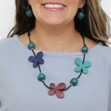 Sylca SD25N01MU Multicolor Butterfly Woodland Whisper Necklace