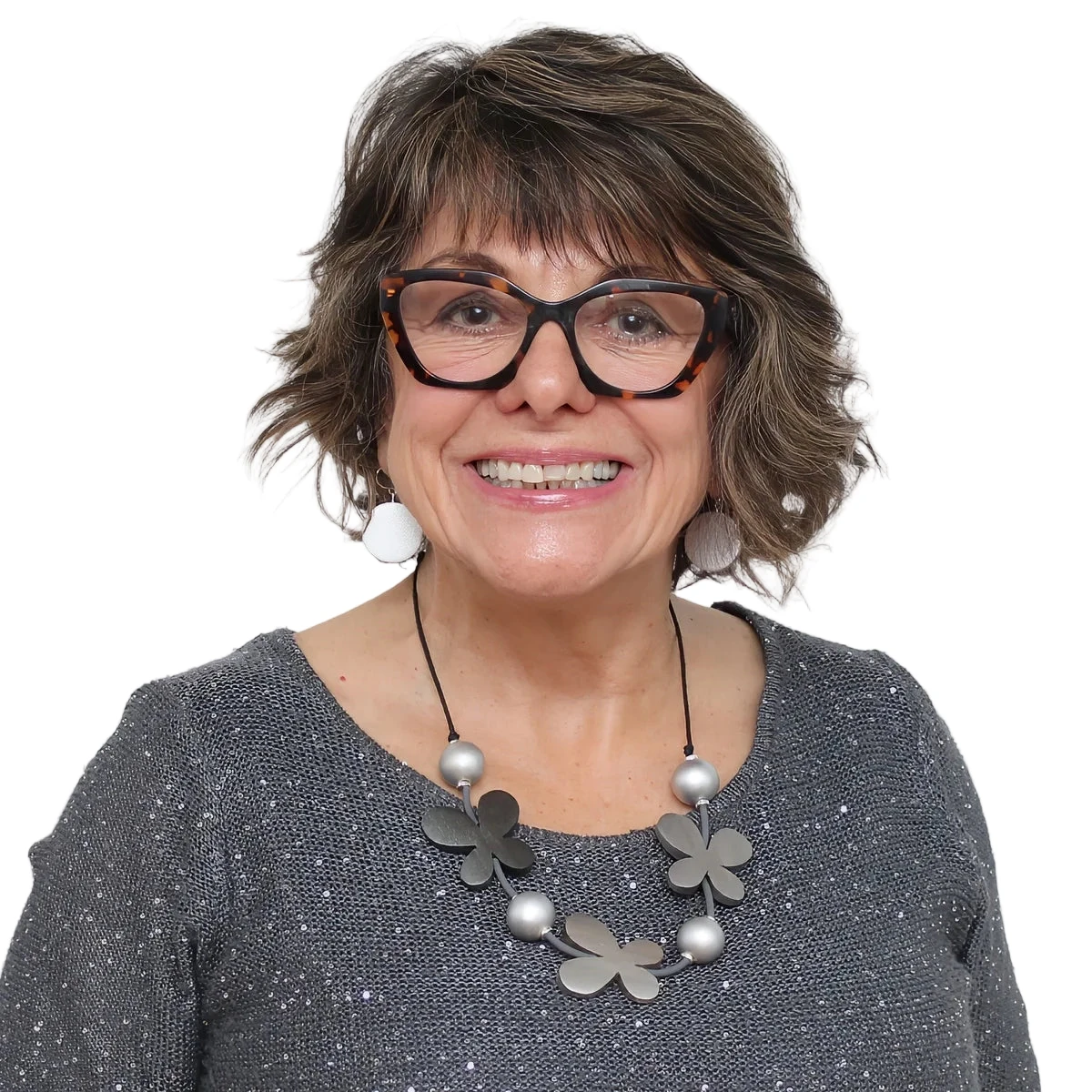 Sylca SD25N01SV Silver Butterfly Woodland Whisper Necklace