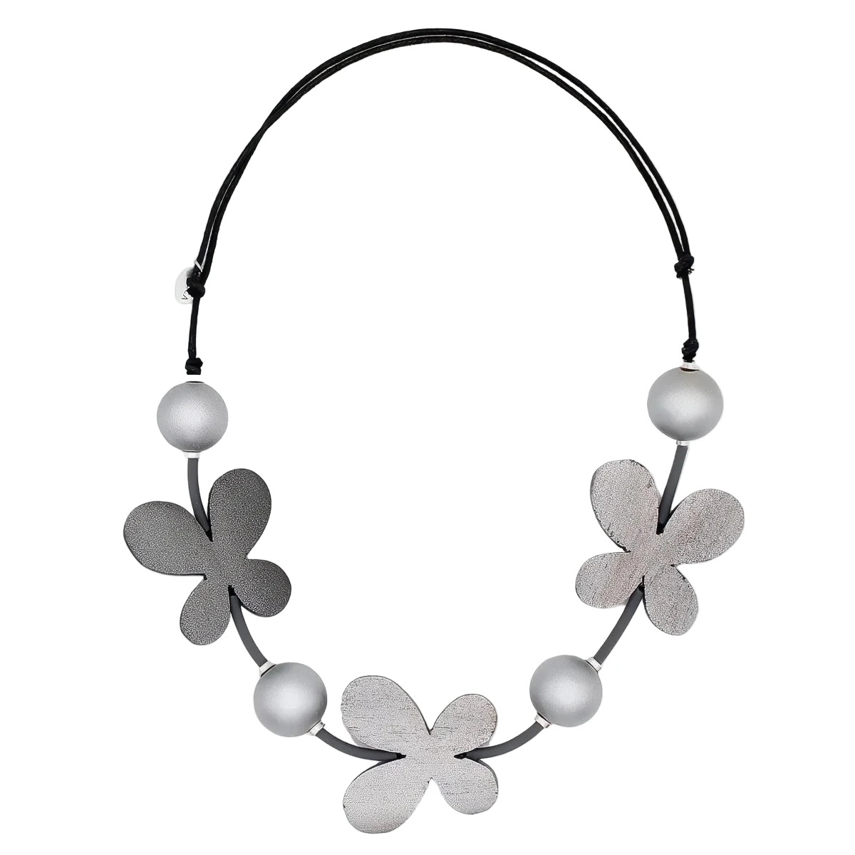 Sylca SD25N01SV Silver Butterfly Woodland Whisper Necklace