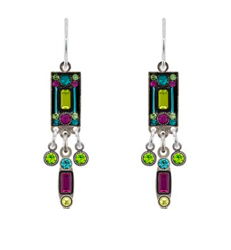 Firefly E306-CG Citrus Green Architectural Collection Earrings