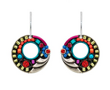 Firefly E524-MC Multicolor Small Hoop Earrings