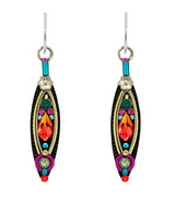 Firefly E531-MC Multicolor Slim Navette Earrings