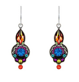 Firefly 7755-MC Multicolor Round Drop Earrings