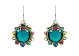 Firefly E568-SOFT Beach Glass Shell Earrings - Soft