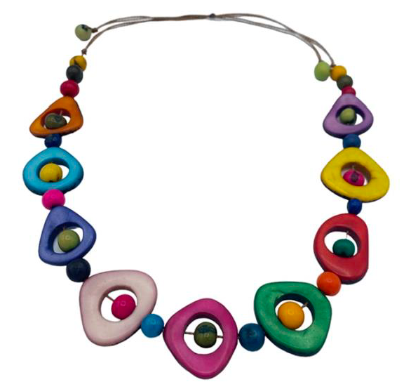 Canoa KNDRB RAINBOW Kinder Tagua Necklace