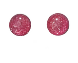 Susan Reed GBPK PINK Mini Glitter Bomb Post Earrings