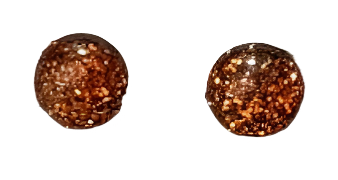 Susan Reed GBCP COPPER Mini Glitter Bomb Post Earrings