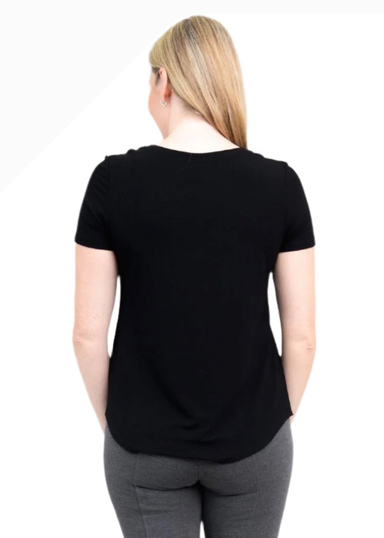Blue Sky TESSABK Black Tessa Bamboo Tee