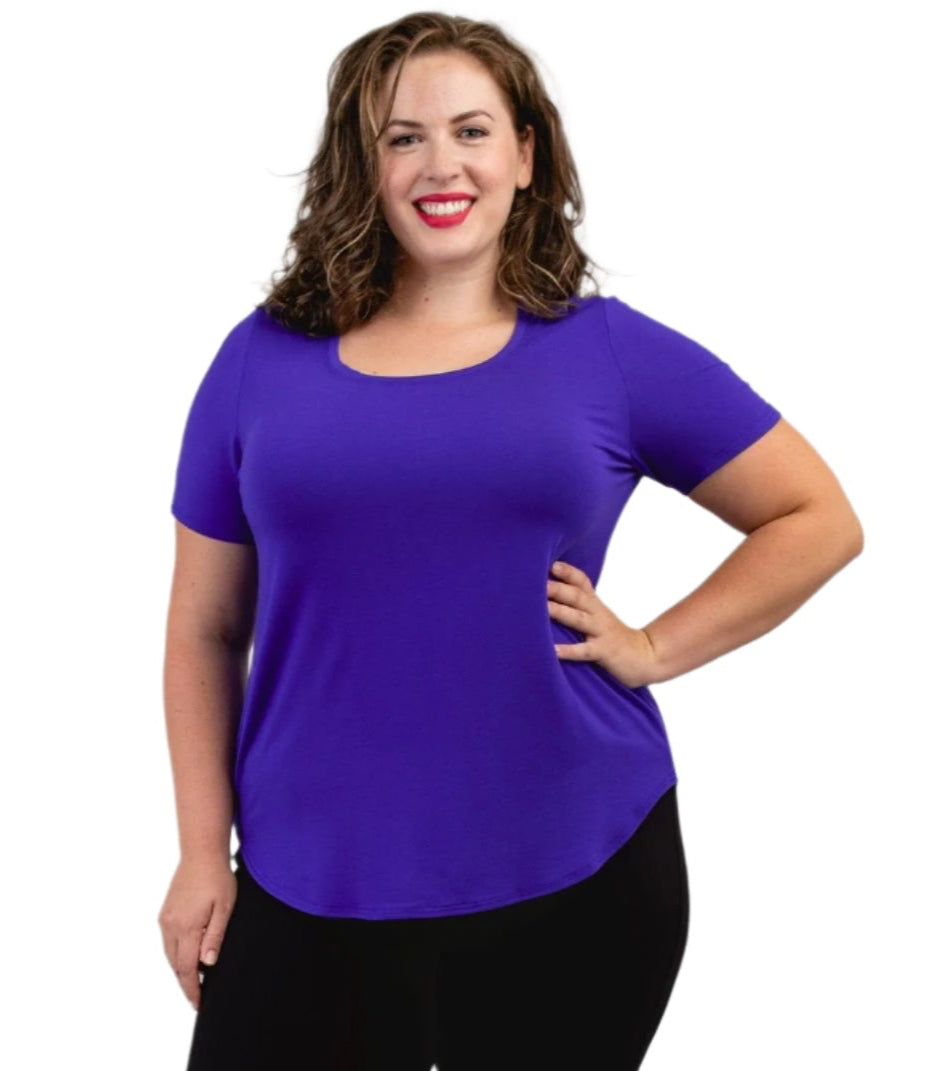 Blue Sky TESSAVI Violet Tessa Bamboo Tee