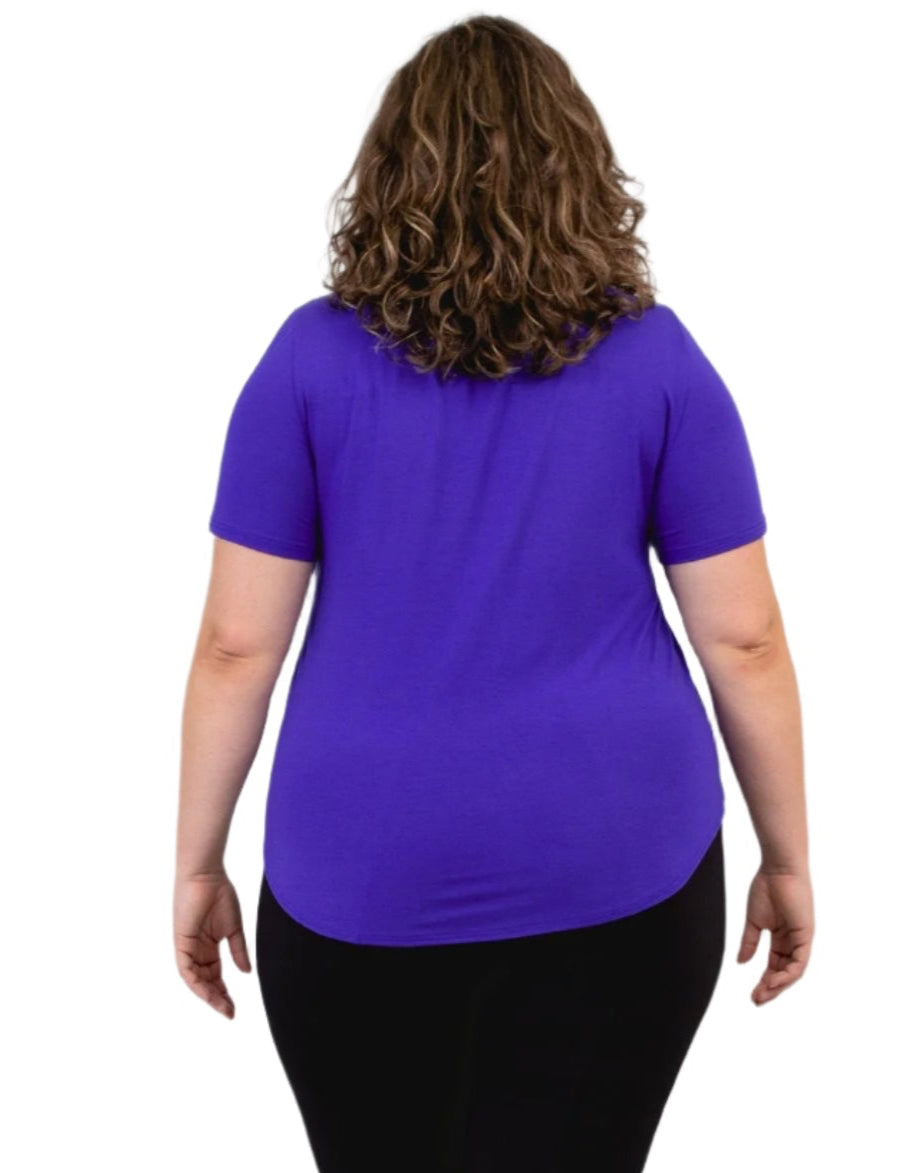 Blue Sky TESSAVI Violet Tessa Bamboo Tee