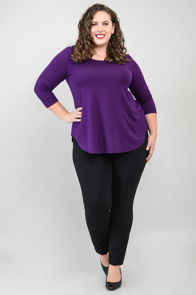 Blue Sky 4633RY ROYALE Bamboo 3/4 Sleeve Jazz Top