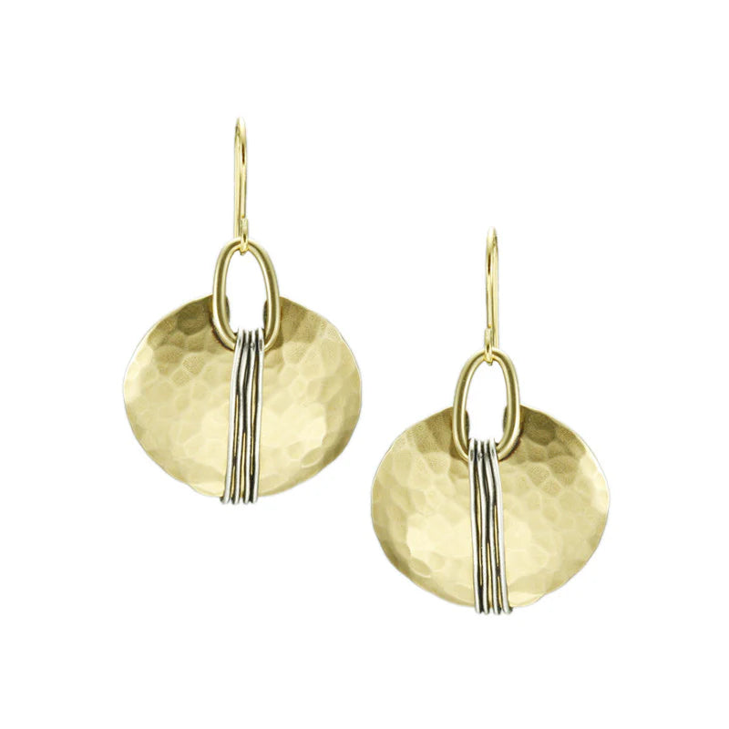 Marjorie Baer E8080DW Wire-Wrapped Oval Earring