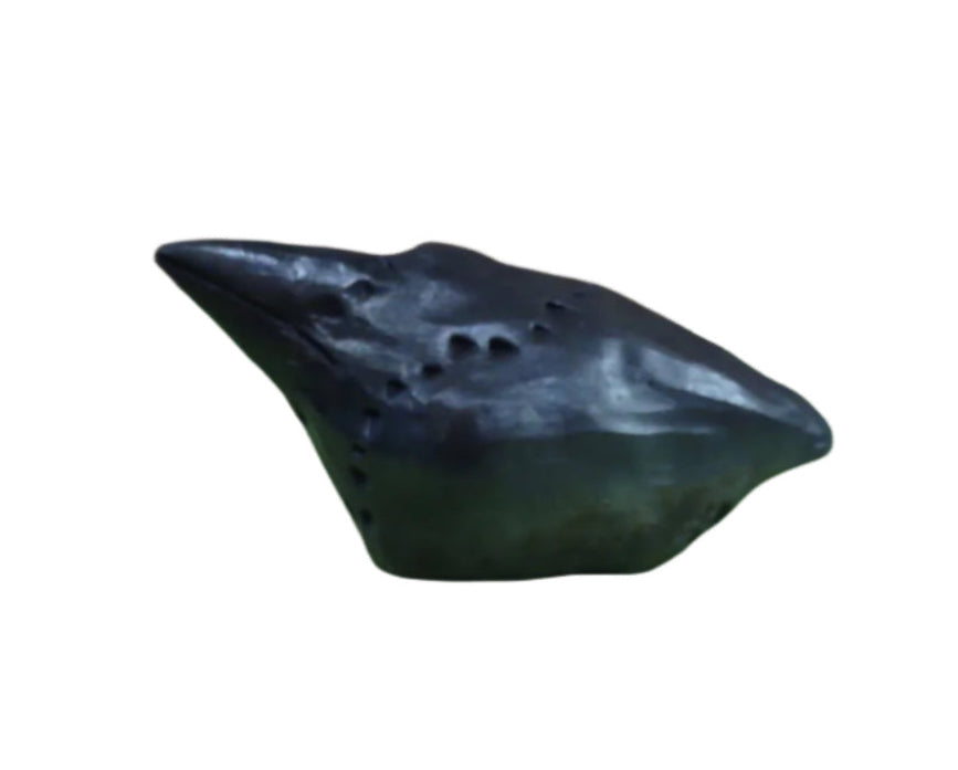 Alan Potter RAVSM Small Raven Raku Ceramic Sculpture