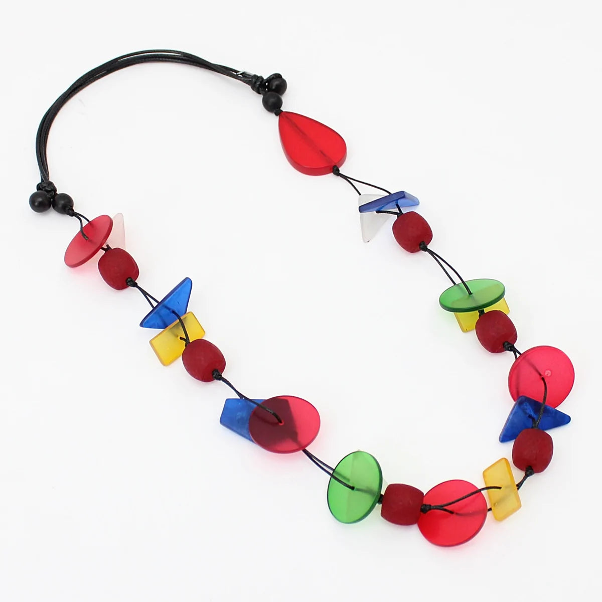Sylca LS22N22ML Multi Color Geometric Trinity Necklace