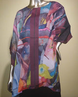 Cocoon House 667121 FLOWER GARDEN Silk Long Tunic