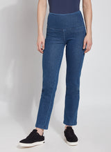 Lyssé 6176MW Lyden Mid-Wash Straight Leg Jeans