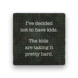 Paisley & Parsley PS-114 HAVE KIDS Polka Spots Marble Coaster