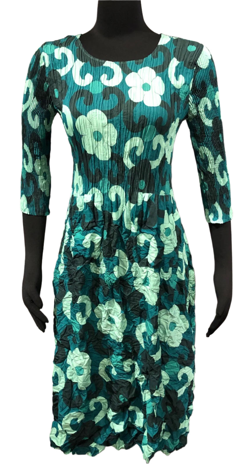 Alquema ADC544CD Ceramic Dream 3/4 Sleeve Smash Pocket Dress