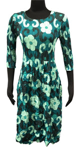 Alquema ADC544CD Ceramic Dream 3/4 Sleeve Smash Pocket Dress