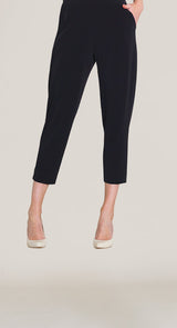 Clara Sunwoo CBP20 - Black Crop Knit Pocket Pant