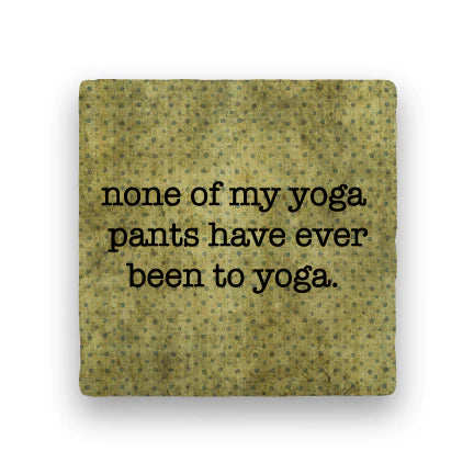 Paisley & Parsley PS-030 YOGA Polka Spots Marble Coaster