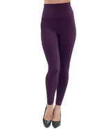 Elietian ET2001EP EGGPLANT Full Length Regular Fit One Size Legging