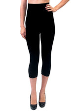Elietian ET2004BK BLACK Crop Regular Fit One Size Leggings