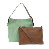 Joy Susan L8008-110 Bermuda Green Hobo Bag