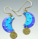 Lenel Designs LUNPP LUNA PURPLE Earrings