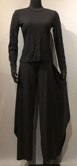 Kozan SH4190 Black Crinkle Mesh Mika Tee