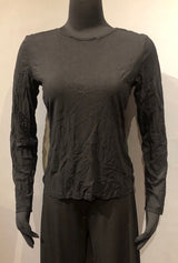 Kozan SH4190 Black Crinkle Mesh Mika Tee