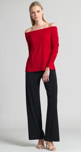 Clara Sunwoo PT21 - Black Wide Leg Knit Pocket Pant