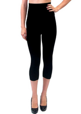 Elietian ET2004PBLK Black PLUS CROP Legging