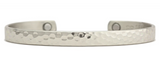 Sergio Lub 753 TEXTURED SILVER Magnetic Bracelet