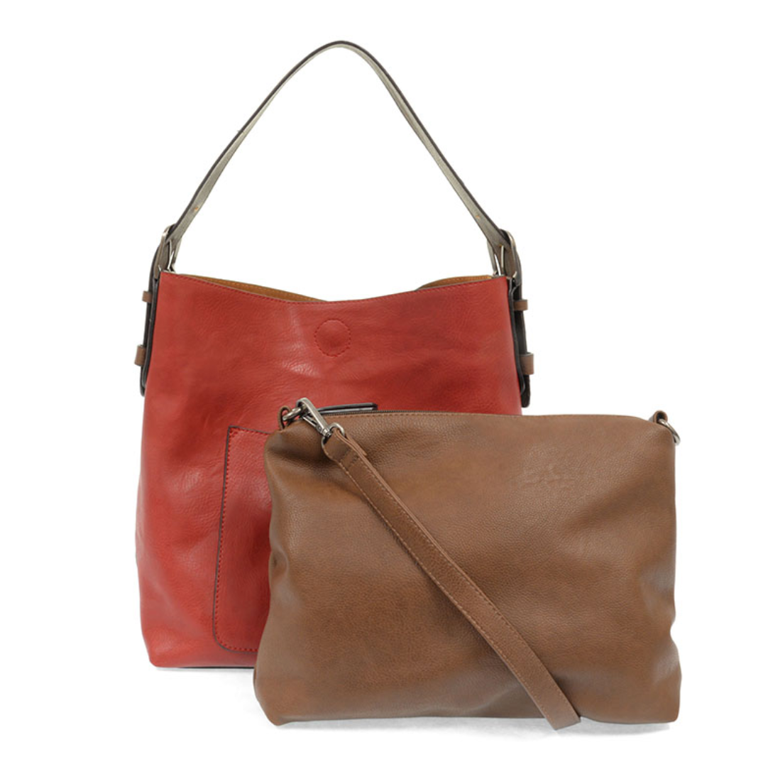 Joy Susan L8008-85S Scarlet Hobo Bag