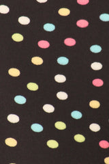 Leggings Depot LY5R-S565 Multicolor Polka Dots One Size Full Length Leggings