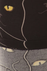 Leggings Depot CPR-R862W 1" ELASTIC WAISTBAND CATMOUFLAGE One Size Crop Leggings