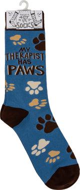 Primitives 103954 Therapist Has Paws Socks