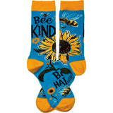 Primitives 105083 Bee Kind Bee Happy Socks Unisex Socks