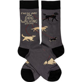 Primitives 106447 "Dog Walking" Unisex Socks