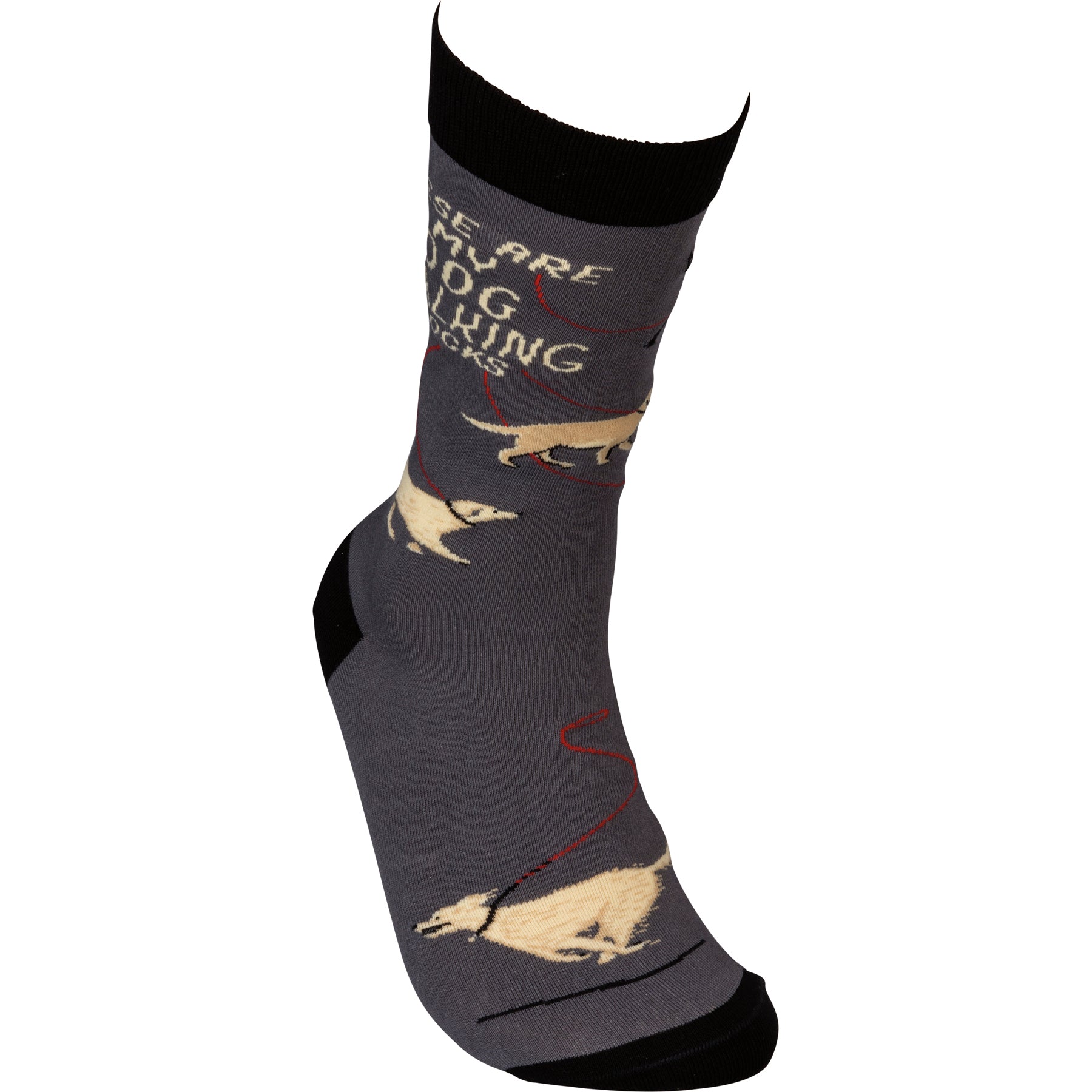 Primitives 106447 "Dog Walking" Unisex Socks