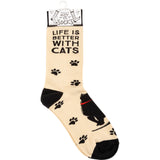 Primitives 107542 Better With Cats Socks