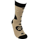Primitives by Kathy 110064 "Dogs Are The Best Therapy" Unisex Socks