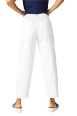 Habitat 11473W White Stretch Denim Barrel Leg Jeans