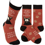 Primitives 116519 DOGS MAKE ME HAPPY Unisex Socks